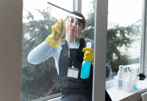 Nettoyage de vitres intérieures et extérieures à Vouzailles